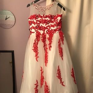 Girls pageant dress